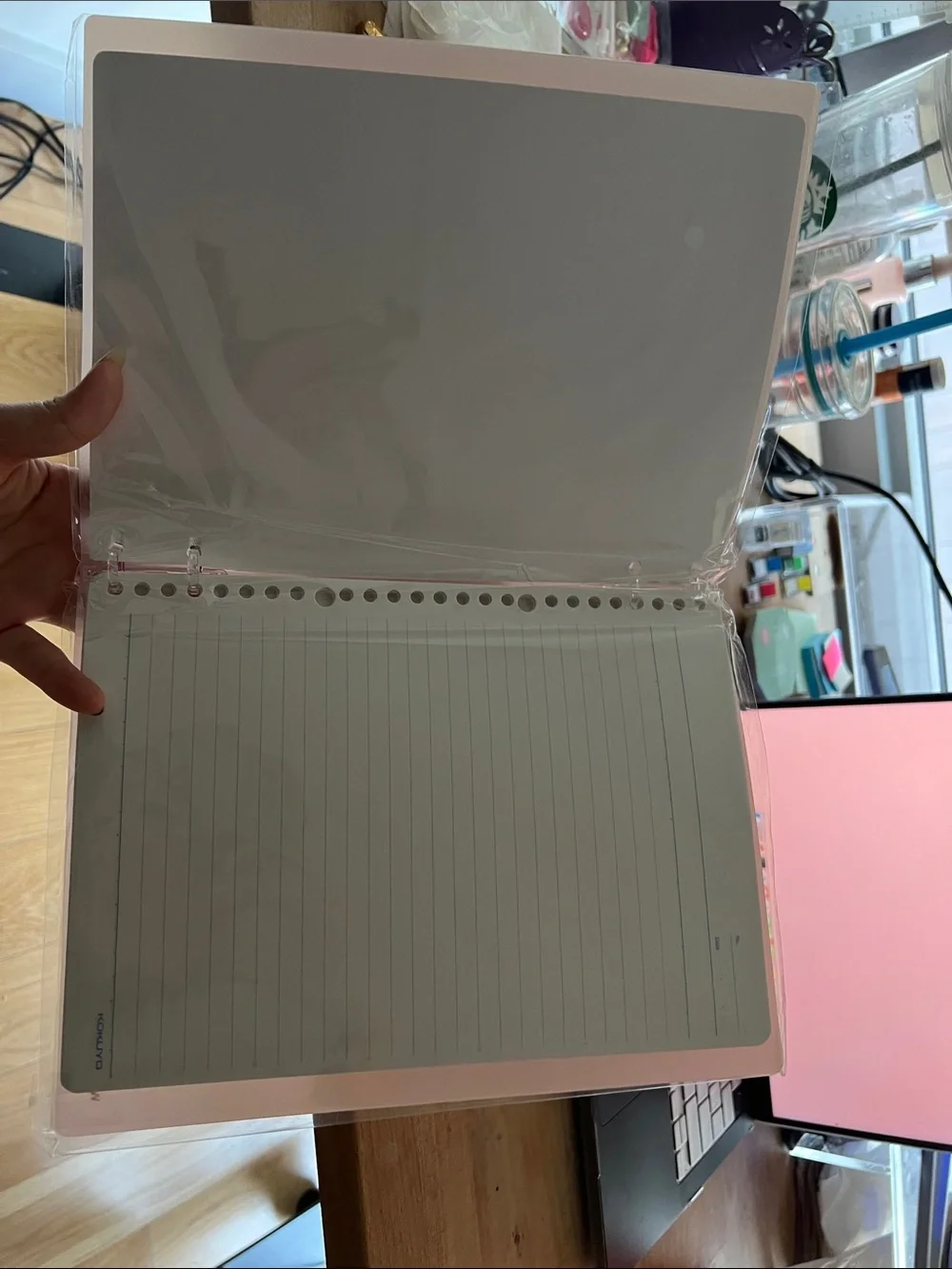 Campus 4-Hole Binder Note B5 - Blush Pink